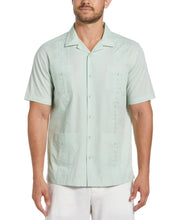 Authentic Embroidered Guayabera Shirt (Surf Spray) 