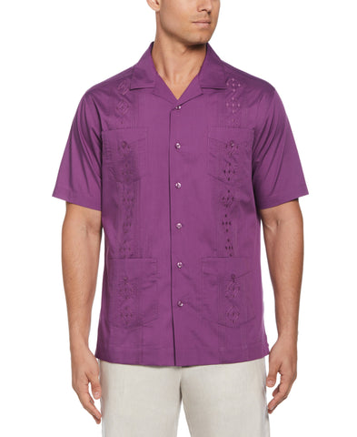 Big & Tall Authentic Embroidered Guayabera Shirt