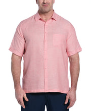 Big & Tall Classic Two-Tone Linen Shirt (Lantana) 