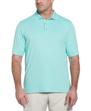 Big & Tall Solid Textured Polo (Cascade) 