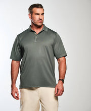 Big & Tall Solid Textured Polo-Polos-Cubavera