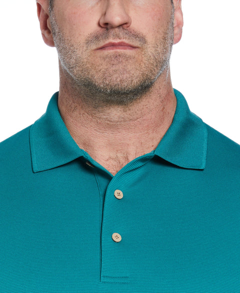 Big & Tall Solid Textured Polo (Bayou) 