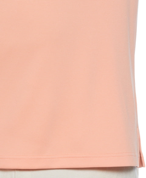 Big & Tall Solid Textured Polo (Peach Pink) 