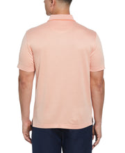 Diamond Jacquard Polo Shirt (Tropical Peach) 