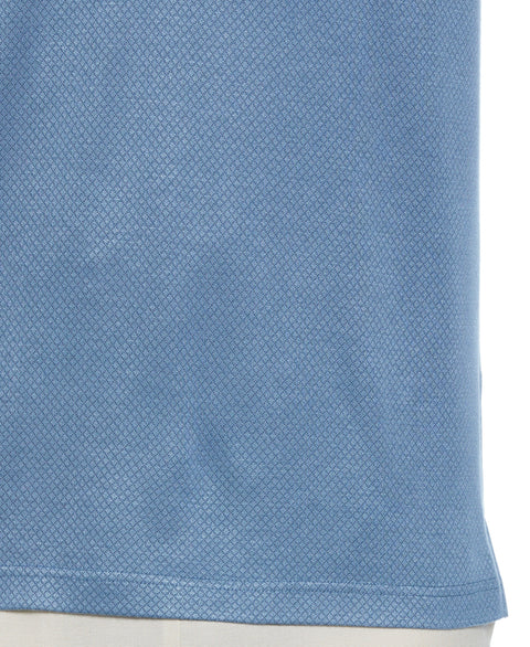 Diamond Jacquard Polo Shirt (Blue Shadow) 