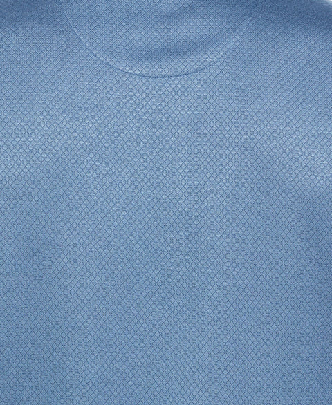 Diamond Jacquard Polo Shirt (Blue Shadow) 