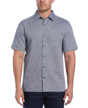 Engineered Dobby Panels Shirt (Dress Blues) 