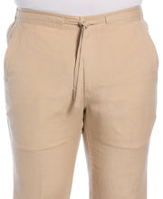 Linen Blend Core Drawstring Pant (Irish Cream) 