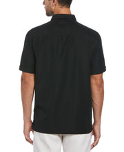 Ombre Embroidered Stripe Shirt (Jet Black) 