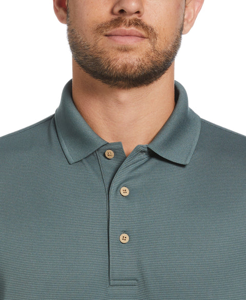 Solid Textured Polo (Balsam Green) 