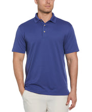 Solid Textured Polo (Skipper Blue) 