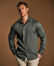 Travelselect™ Linen-Blend Rolled Sleeve Shirt-Casual Shirts-Cubavera