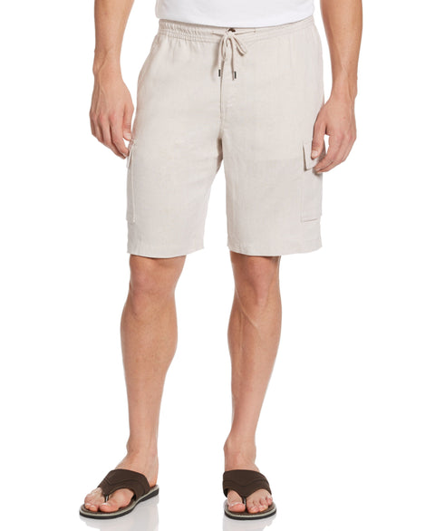 Linen-Blend Drawstring Shorts | Cubavera